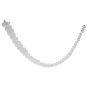 Anvazise 3 Meters Paper Garland Bunting Banner Birthday Wedding Party Hanging Decoration White One Size